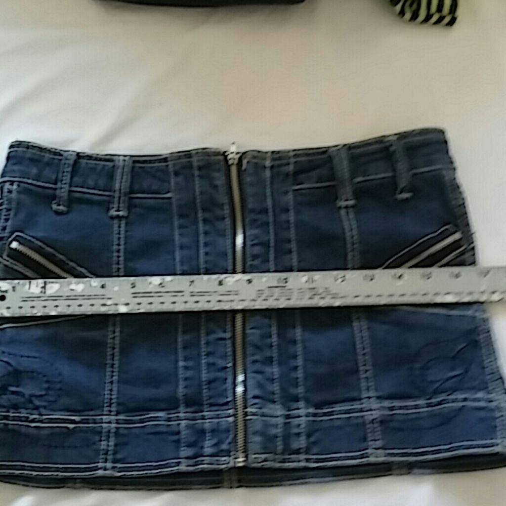Spoon jeans Denim Mini Skirt - Blue - Picture 8 of 8
